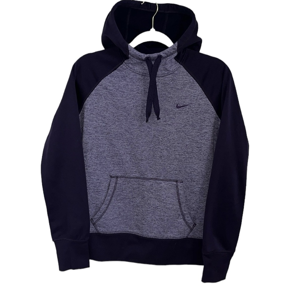 Nike ThermaFit Purple Hoodie Sweatshirt (Medium)